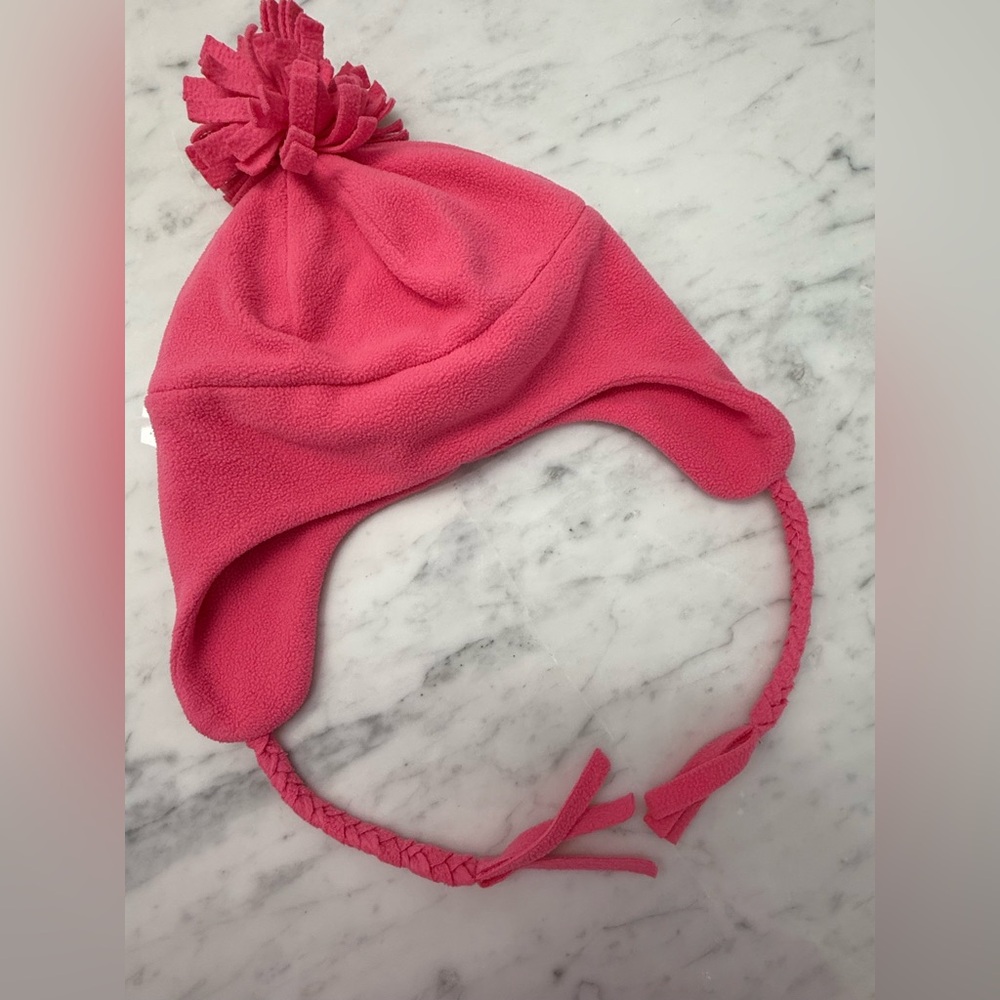 Joe Fresh Pink Fleece Kids Hat